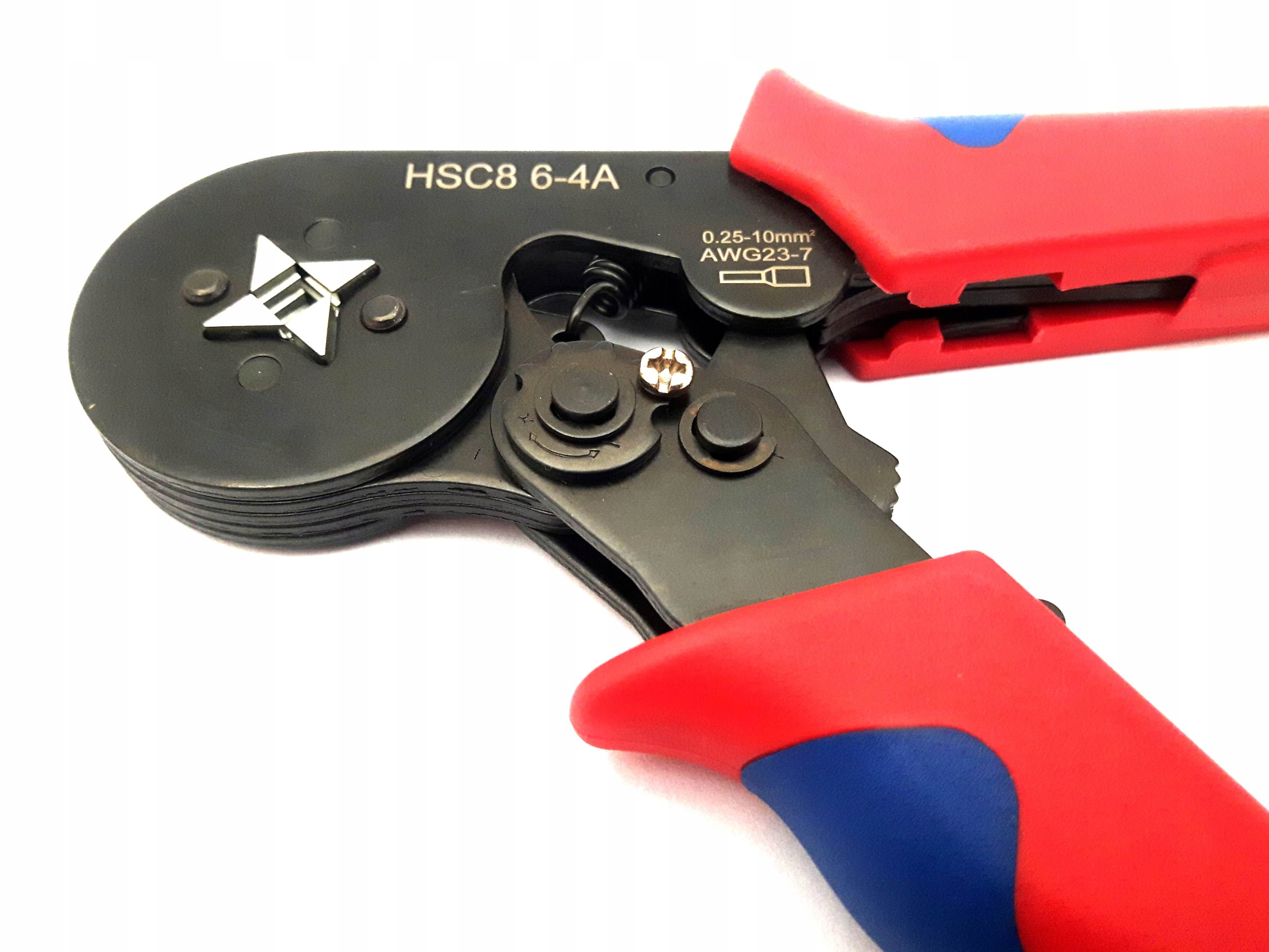 ZACISKARKA SOLIDNA PRASKA KABLI TULEJEK KOŃCÓWEK TULEJKI ZESTAW 500 szt Kolor czarny