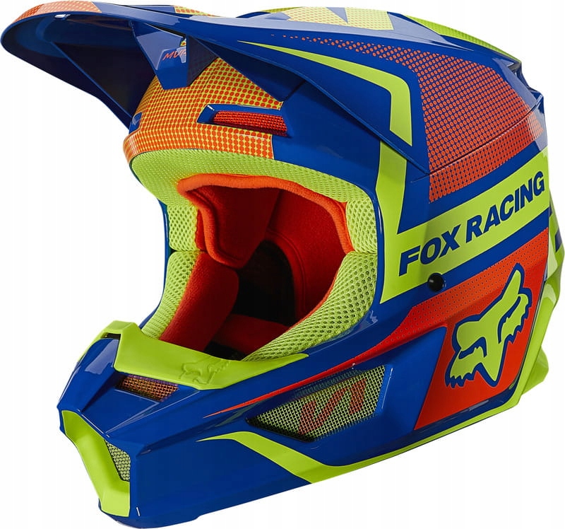Kask cross/enduro FOX V-1 OKTIV BLUE XL