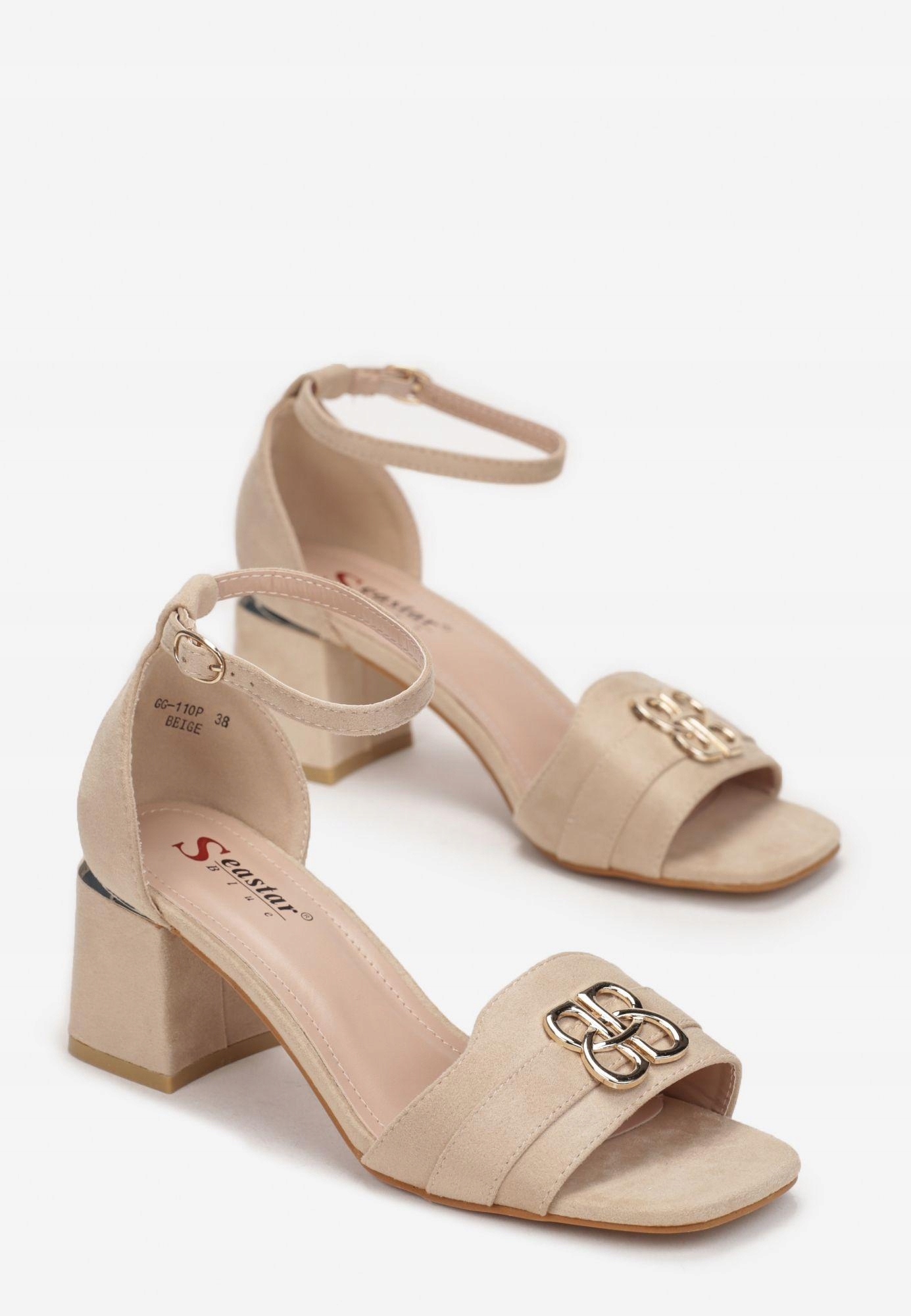 

Born2Be Beżowe Sandały damskie 36 Casual