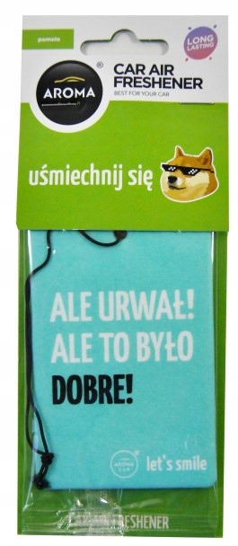 

Odświeżacz, Zawieszka Do Auta Pomelo Aroma Car
