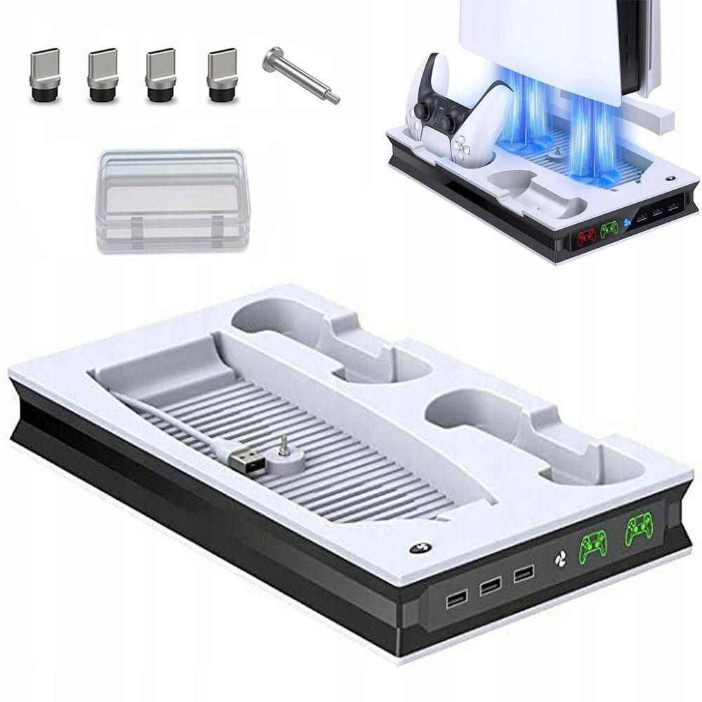 Podstawka Chłodząca Stojak Stacja Ładowarka Do PS5