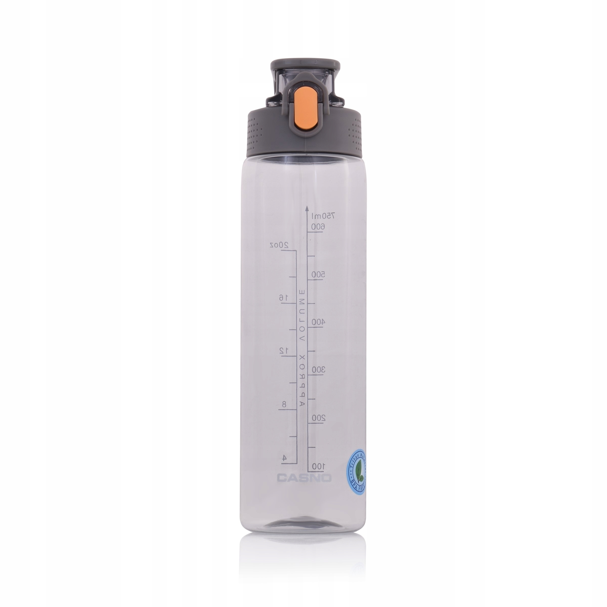 Bidon tritanowy butelka Casno Tennessee 750ml grey