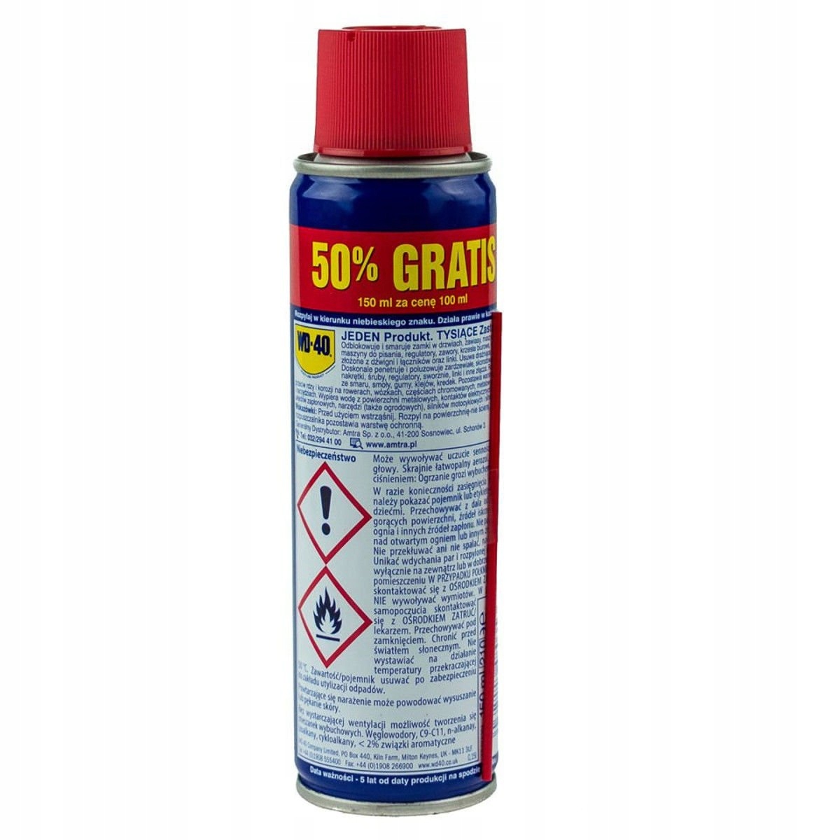 WD-40 ODRDZEWIACZ WD 40 PENETRATOR WD40 SMAR 150ml Producent WD-40