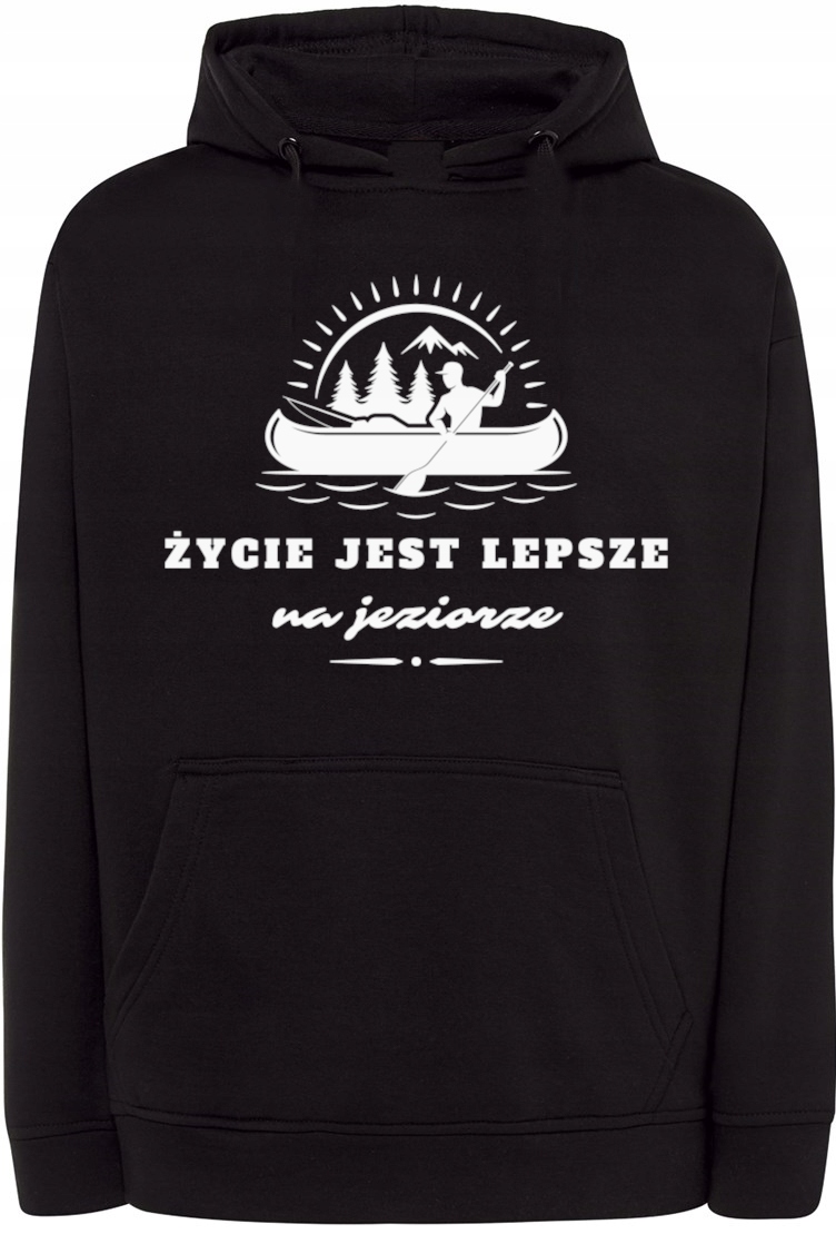 Pánská mikina s potiskem Život na jezeře, velikost M