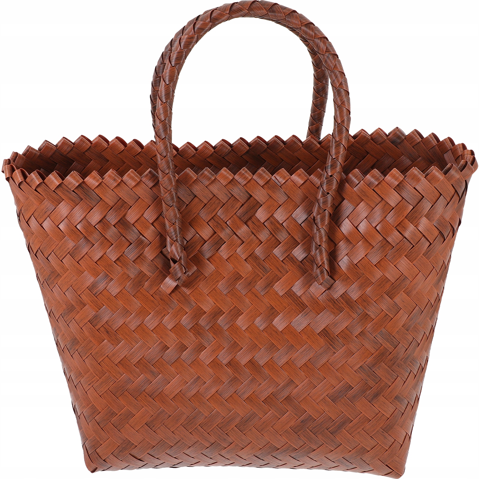 POJEMNIK NA OWOCE DO DOMU, RĘCZNY KOSZ SŁOMOWY