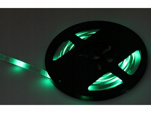 TAŚMA LED SMD WODOODPORNA 5M RGB KOLOROWA + PILOT Kod producenta OH-0416
