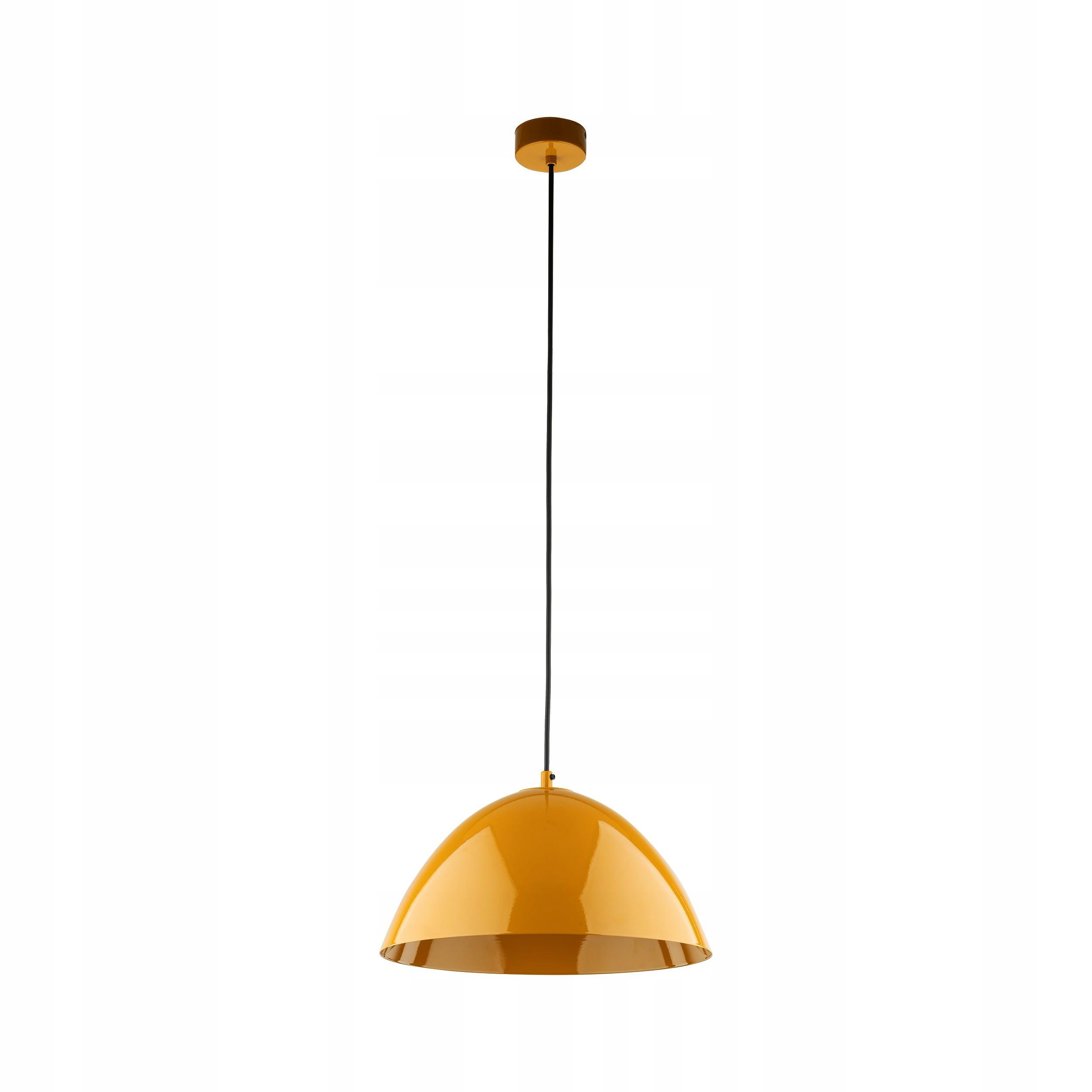 Závesná lampa Faro okrová 1xE27 34 cm Stropné Svetlo Kancelárie IP20