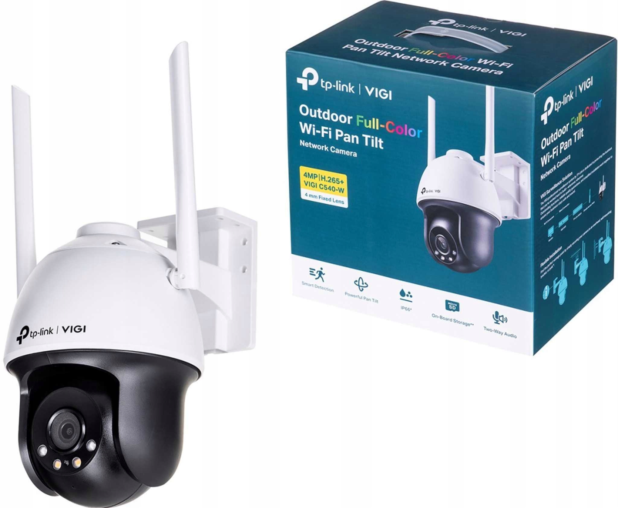 TP-Link Vigi C540-W(4mm), 4MP, Ptz, Ir 30m, Wifi, slot na Micro Sd kartu
