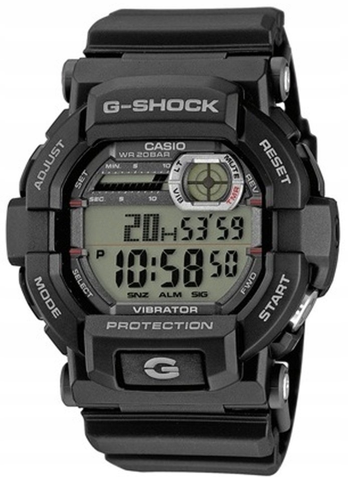 Hodinky pánské G-shock GD-350-1ER černé sportovní nárazuvzdorné