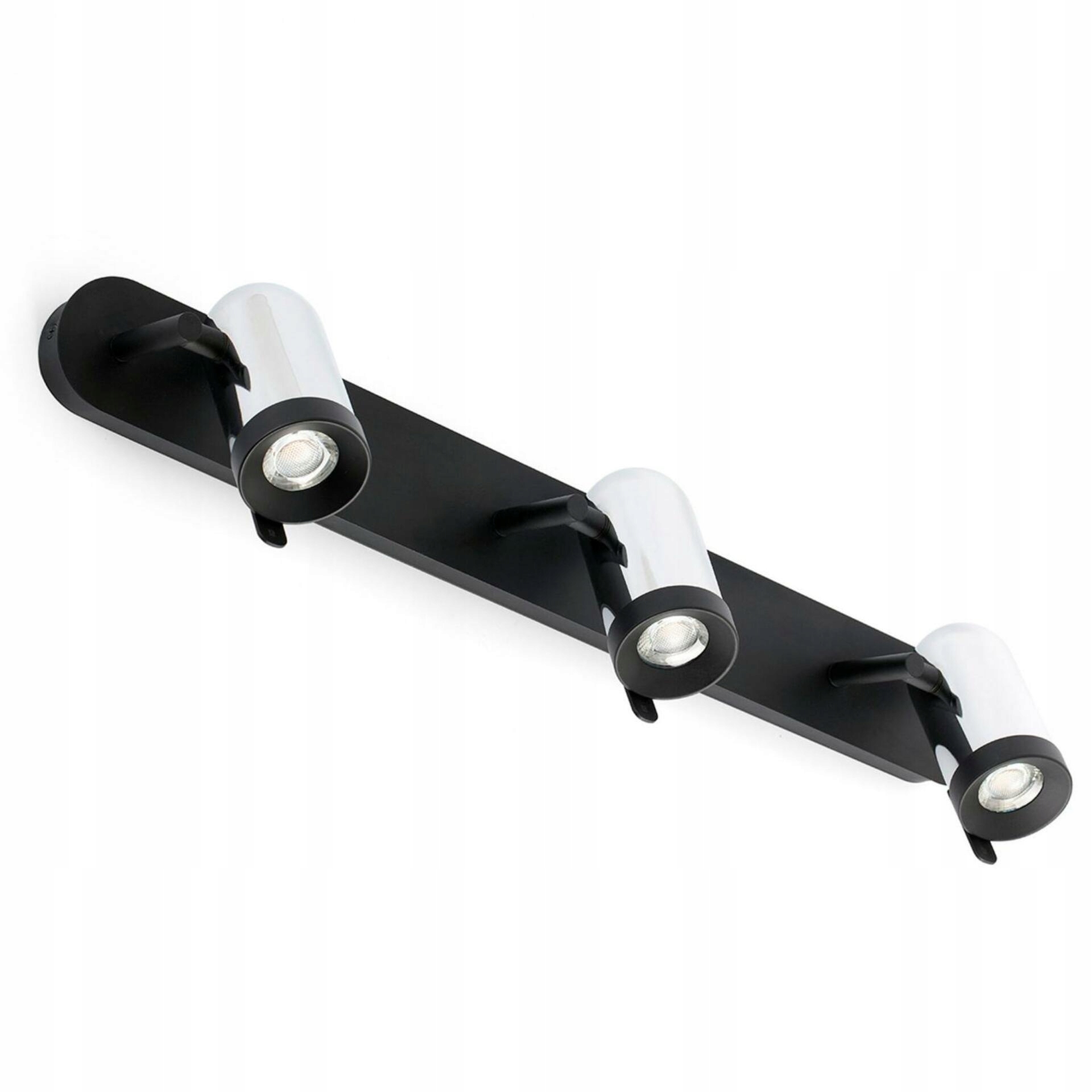 Nástenná lampa Faro Orleans, chróm, 3x GU10, moderný dizajn, 585 mm