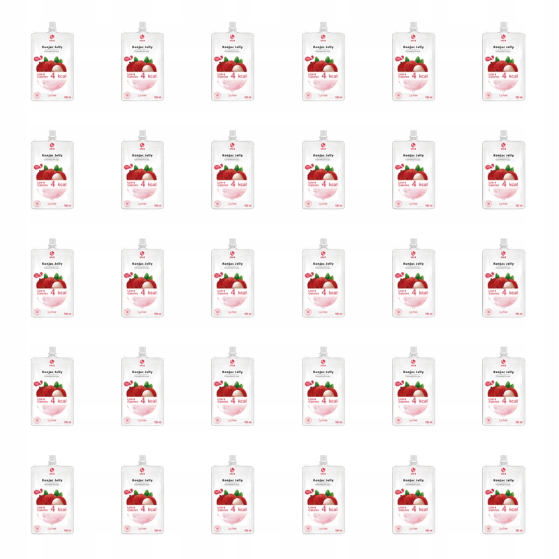 Jelly.B Galaretka roślinno-owocowa 150ml Mix X30