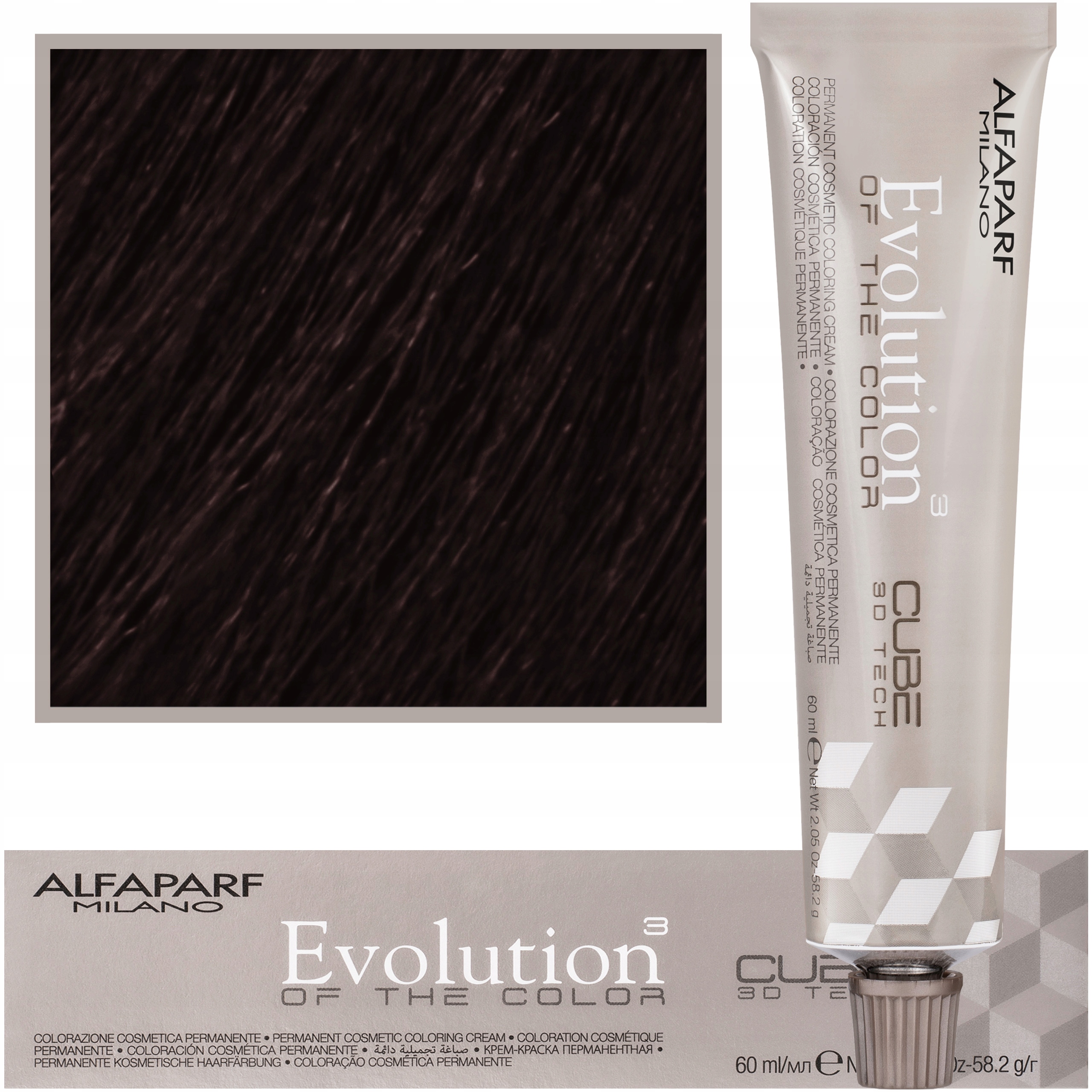 

Farba do włosów Alfaparf Evolution kolor 4NB 60ml