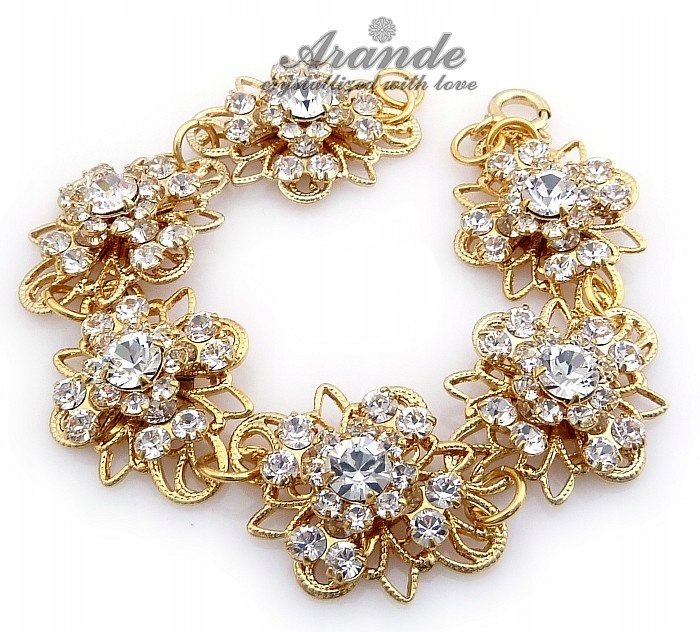 Krystaly Náramek Venue Zlaté Stříbro