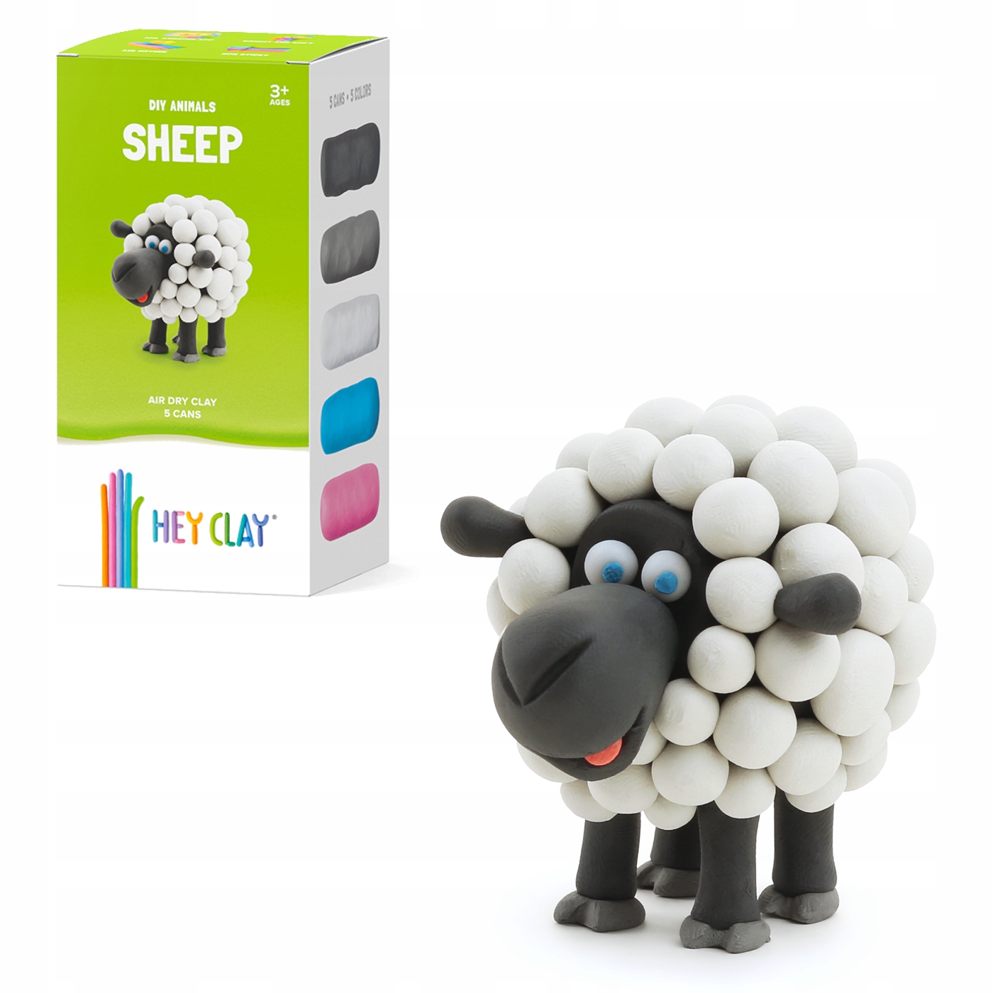

Tm Toys Hey Clay Masa plastyczna Owca farma