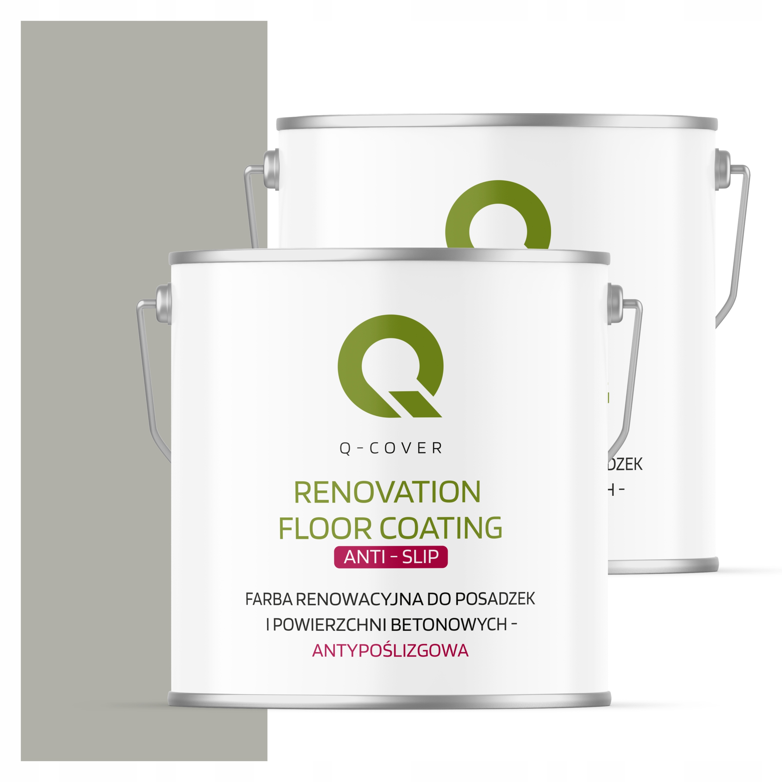 Protišmyková renovačná farba na betón 5L šedá achátová Ral 7038 matná