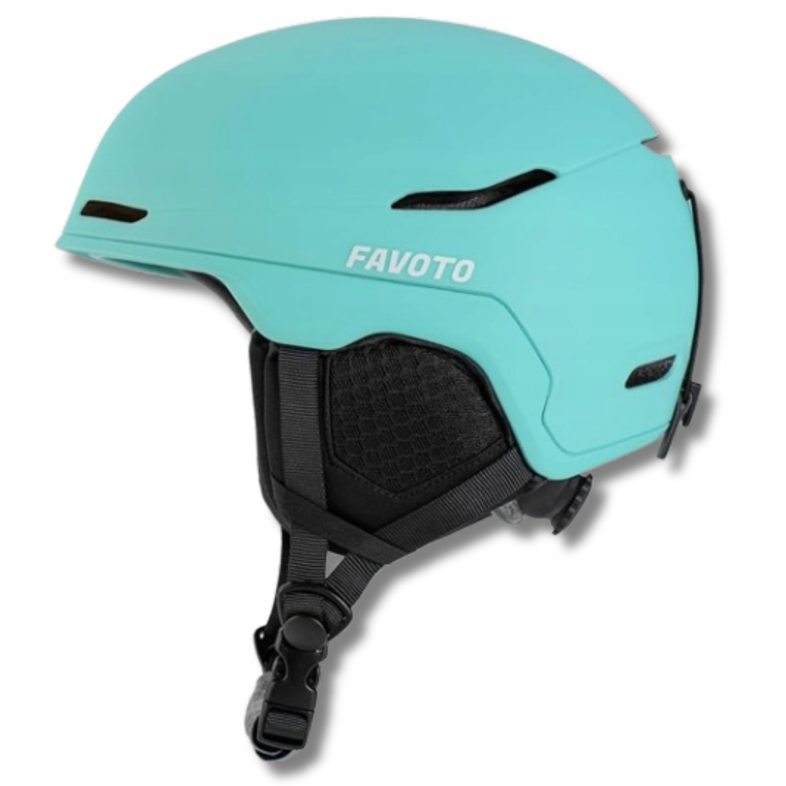 Snowboardová lyžařská přilba na lyžování Deskie Favoto, velikost L, mátová
