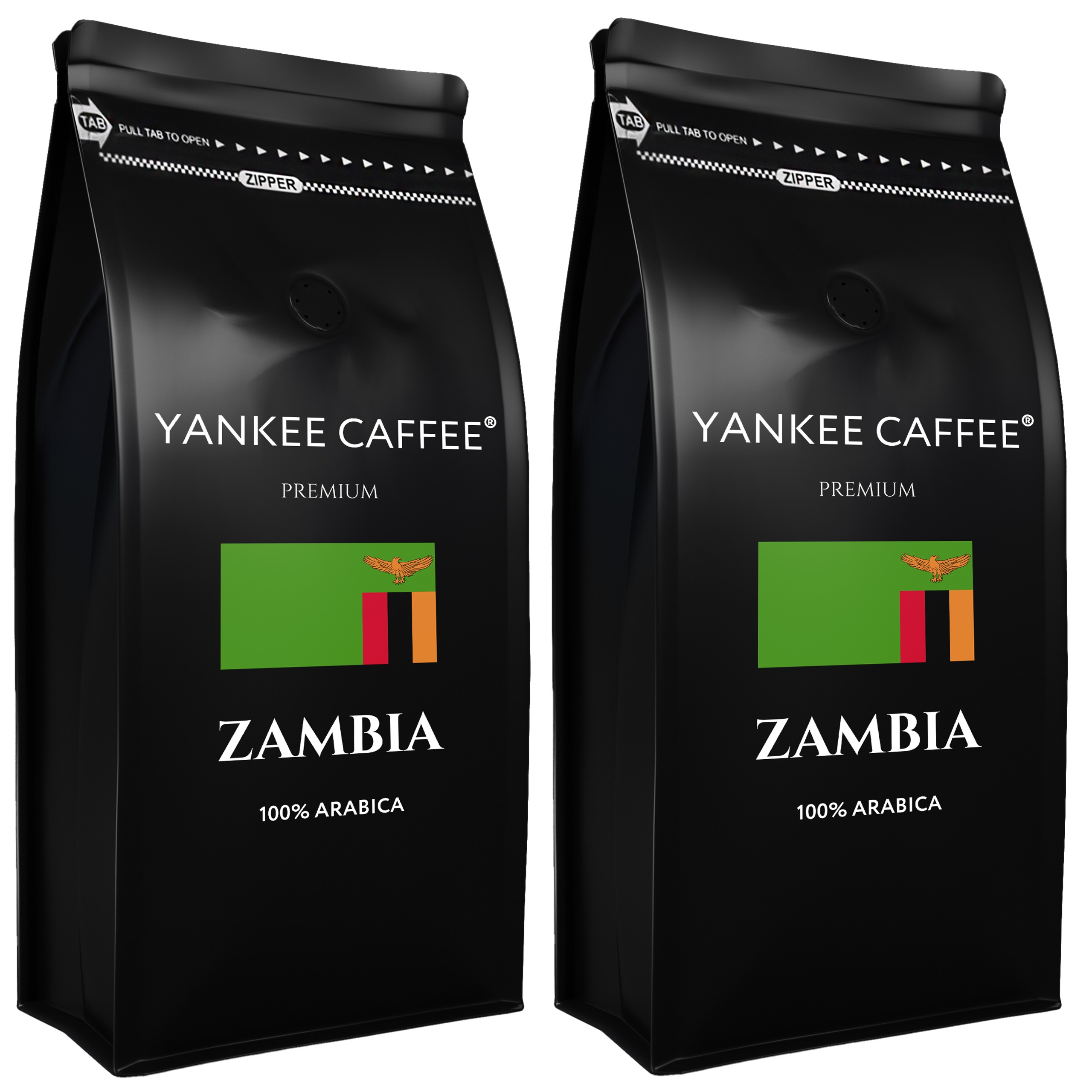 Levně Káva zrnková do kávovaru 2kg 100% Arabica čerstvě pražená Zambie (2x1kg)
