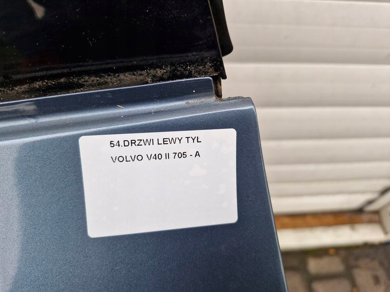 Volvo S40/S50/V40/V50 V40 Tür Hinten Links Door Porta Porte - Thumbnail 2