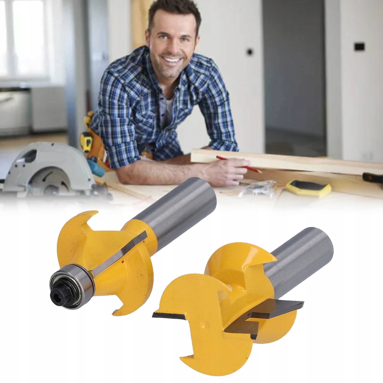 ZESTAW ROWKÓW I PIÓR I WPUSTÓW FREZ DO DREWNA 8MM Kod producenta 453682