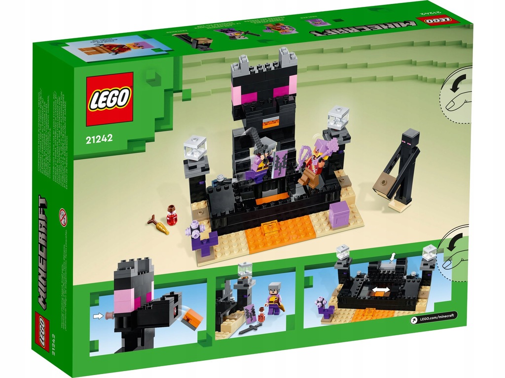 LEGO MINECRAFT 21242 ARENA ENDU PREZENT Liczba elementów 252 szt.
