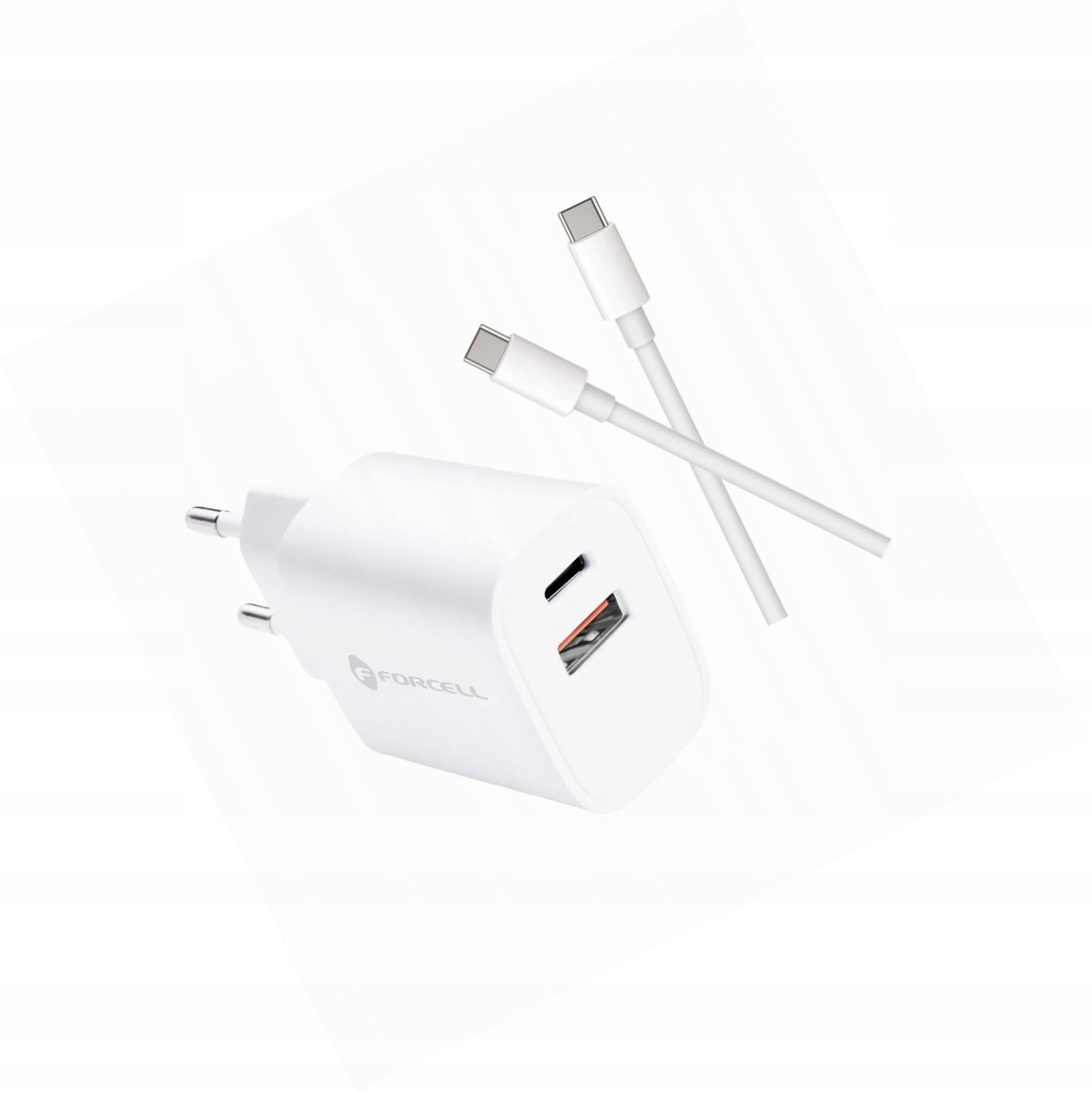Szybka ładowarka 30W 2 wejścia z kablem Usb-c do Samsung Galaxy A9 (2018)