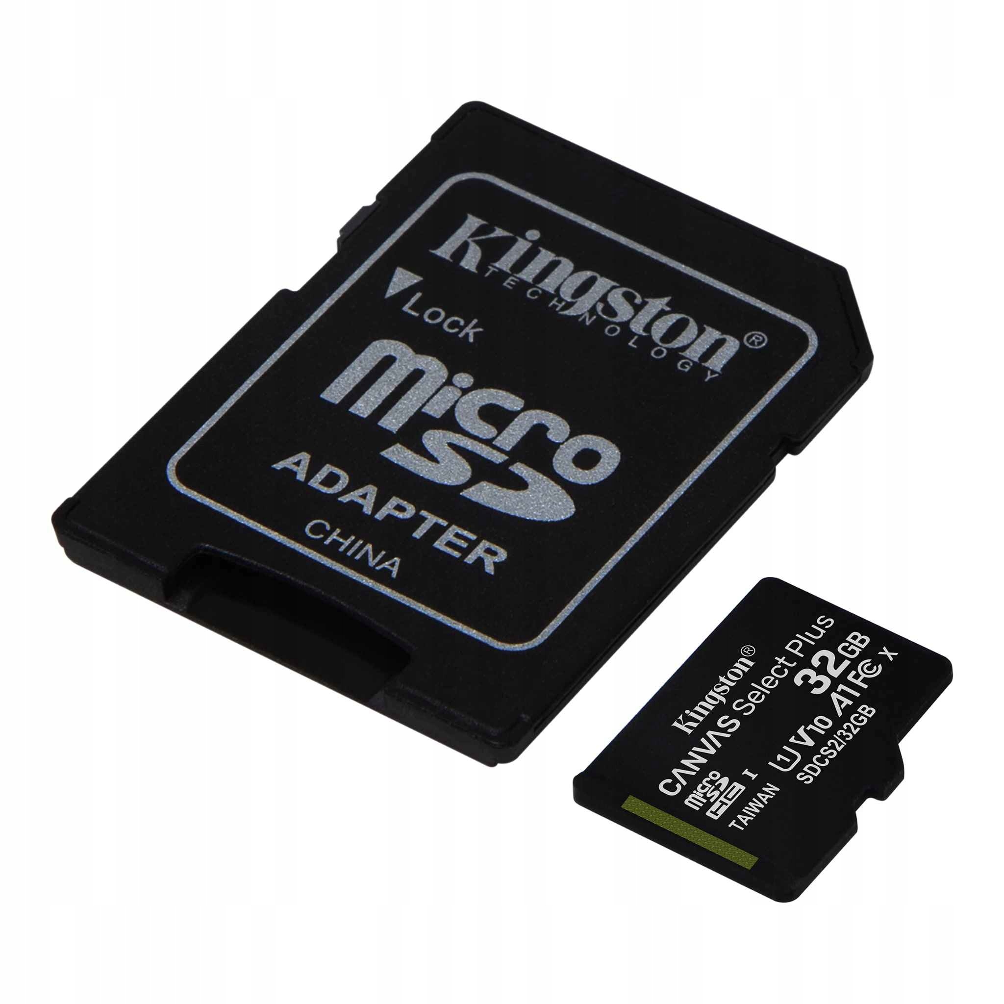 

Kingston 32GB Uhsi Class10+adapter micro Sdhc NYB6