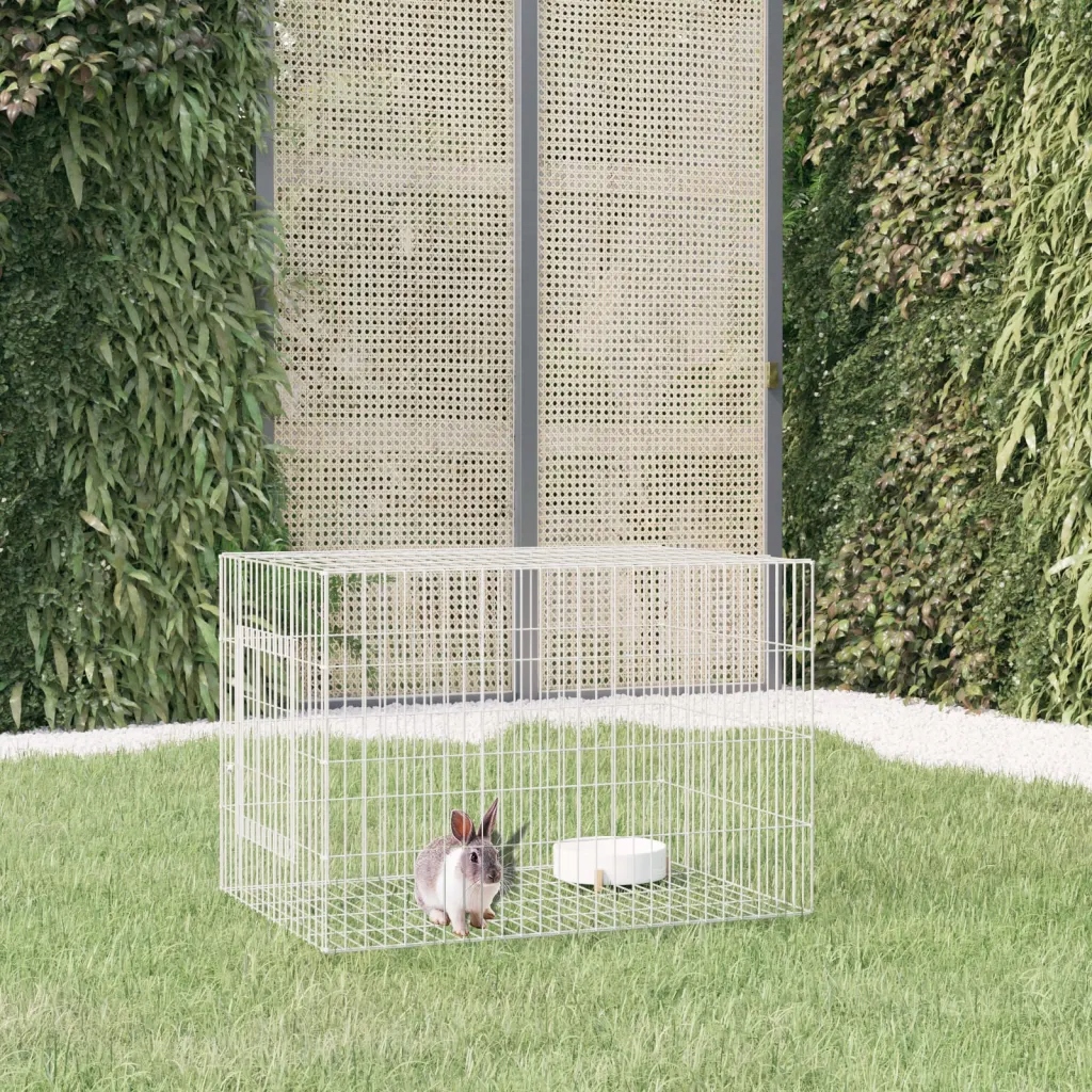 Levně Klec pro králíka, 78x54x54 cm, galvanizované železo