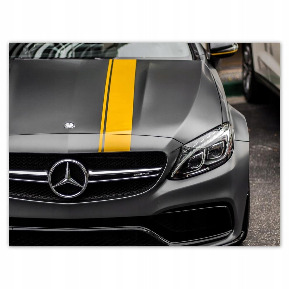 

Plakat 40x30 Mercedes Amg Żółty pasek
