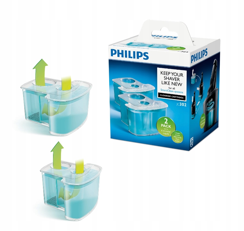 Čisticí vložky do holicích strojků Philips JC302/50 2 kusů