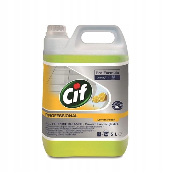 Čisticí prostředek na povrchy Cif Professional lemon, 5 l