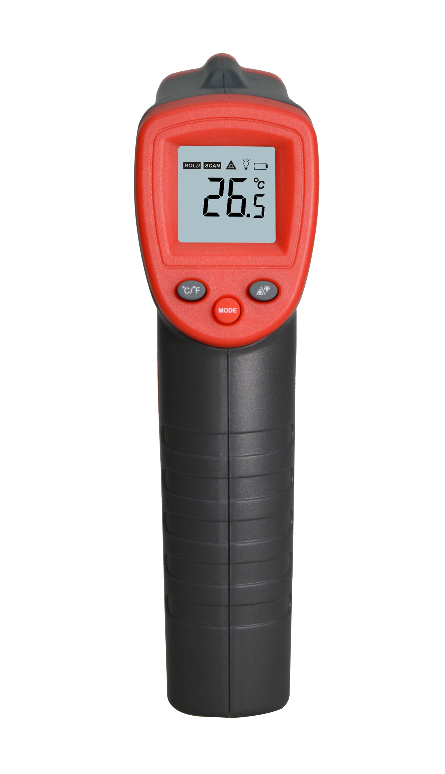 PIROMETR TERMOMETR LASEROWY BEZDOTYKOWY MIERNIK NA PODCZERWIEŃ -50 +380°C Kolor czerwony