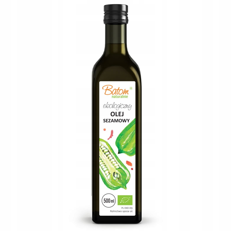 Sezamový Olej Lisovaný Za Studena Bio 500 ml Batom