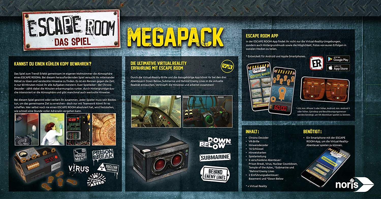 GRA NORIS 606101831 ESCAPE ROOM J. NIEMIECKI Typ Podstawa + dodatek