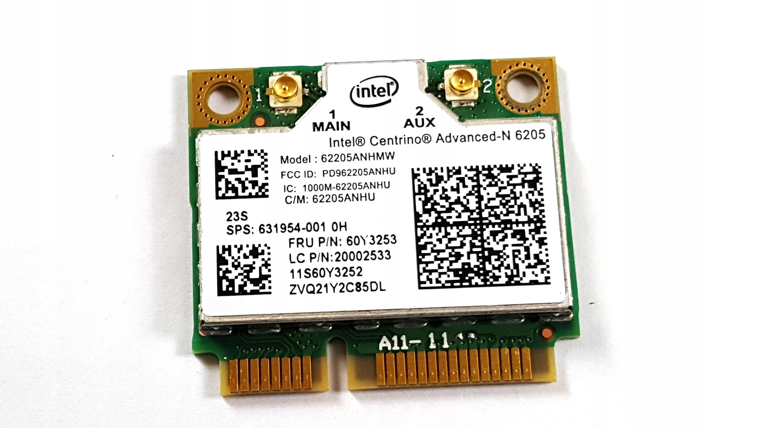 KARTA WIFI INTEL CENTRINO ADVANCED-N 62205ANHMW