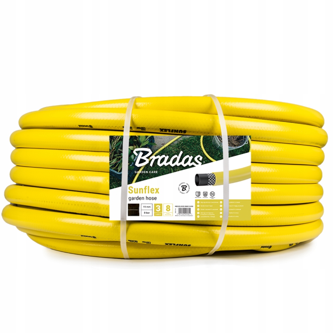 Wąż ogrodowy elastyczny żółty Bradas WMS3/450 3/4" x 50 m