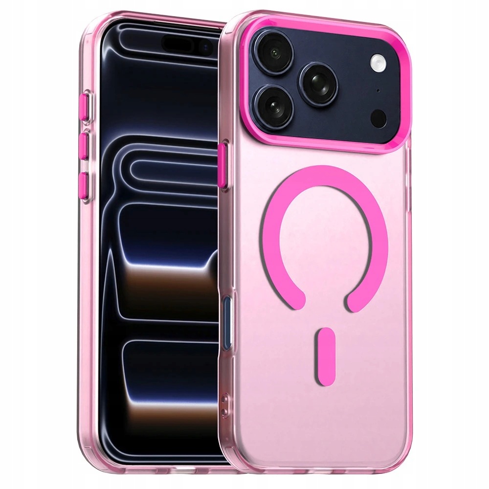 Techsuit – CandyCase MagSafe etui na iPhone 17 Pro – różowe