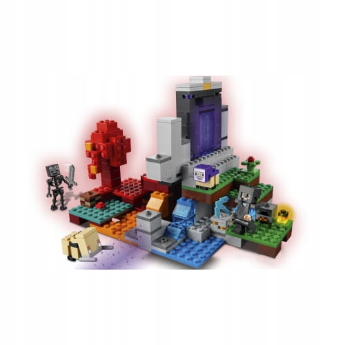 LEGO MINECRAFT 21172 ZNISZCZONY PORTAL Bohater / Bajka brak