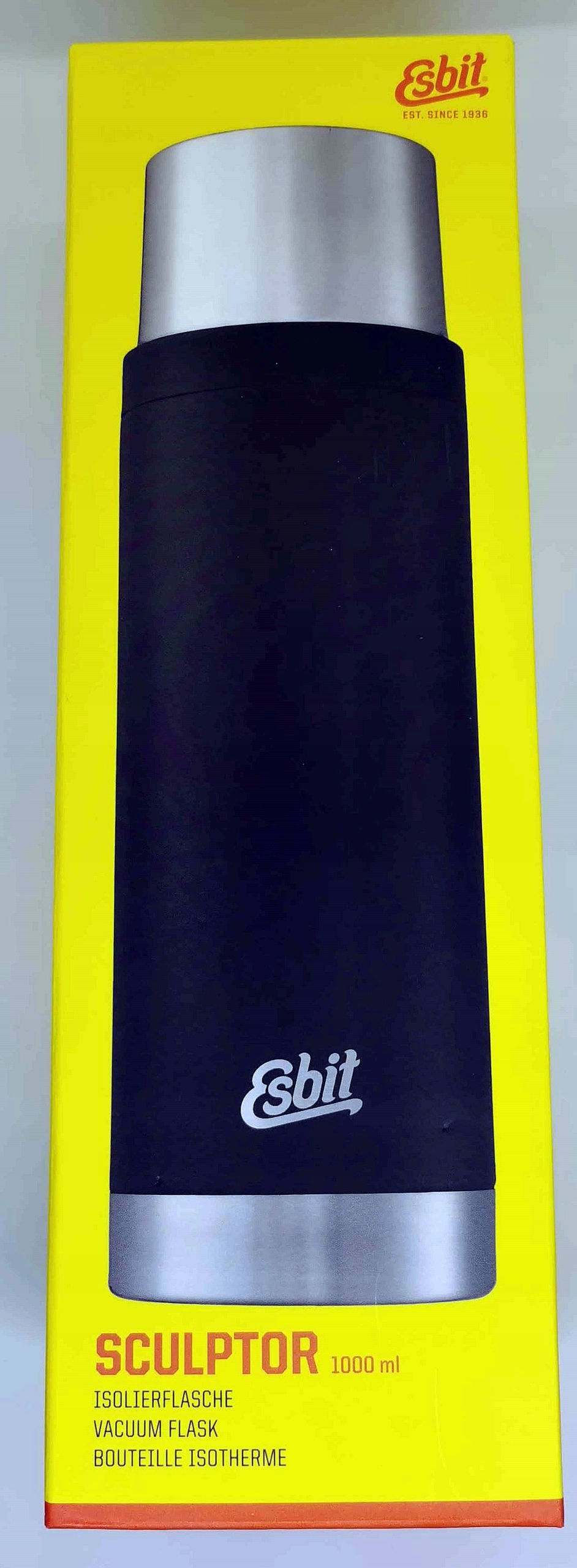 Esbit Sculptor Vacuum Termoska ocelová 1L Bpa Free černá