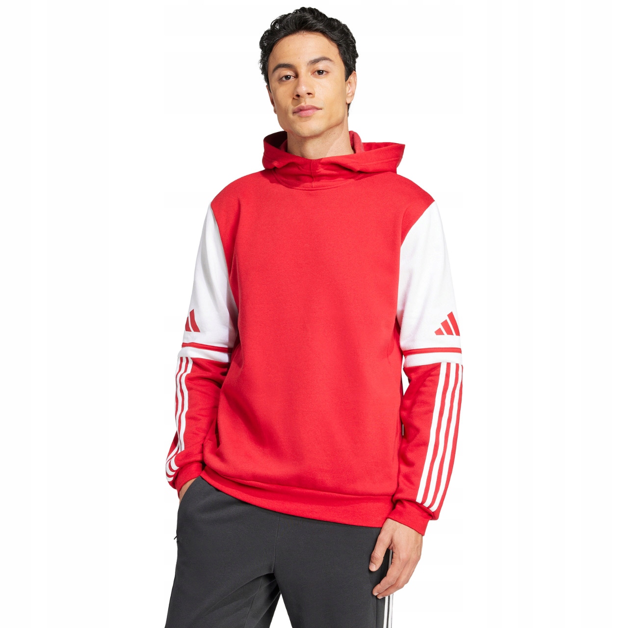 Pánská mikina adidas Squadra 25 Sweat Hoody červená vel. M