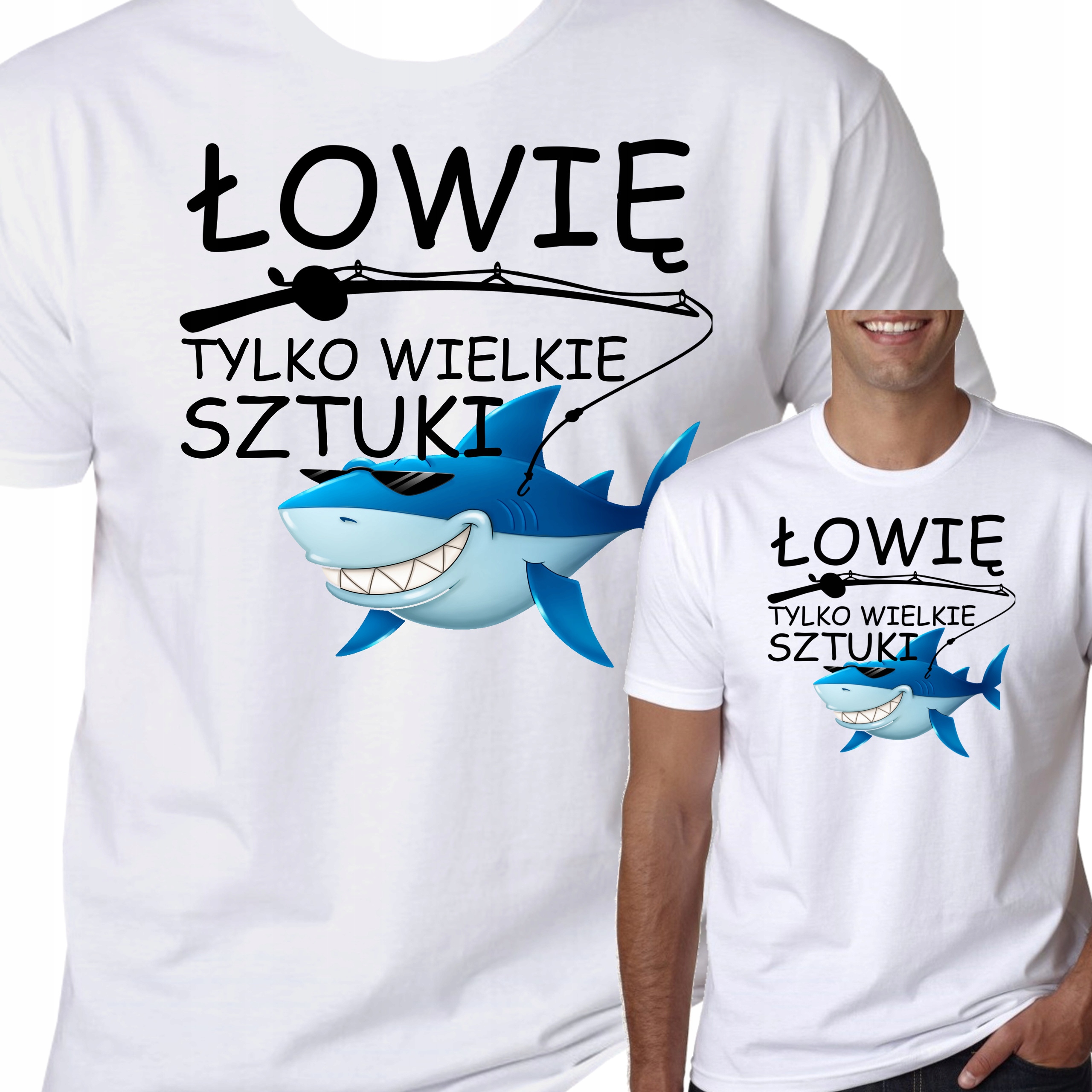 

T-Shirt Koszulka Wędkarska Na Ryby Prezent L 1039