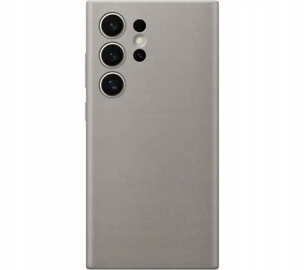 Etui plecki Samsung Vegan Leather Case Szary do Samsung Galaxy S24 Ultra