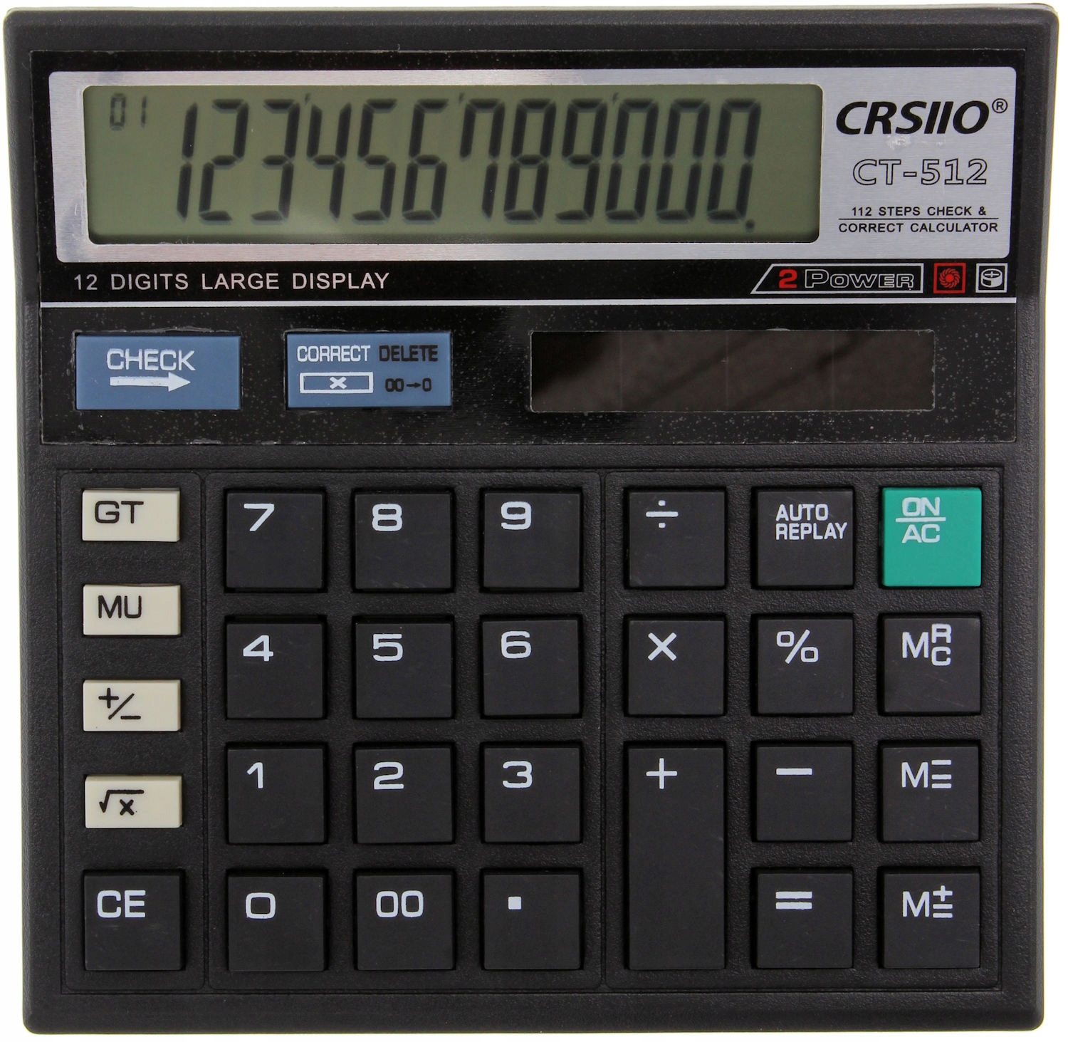 

Kalkulator Biurowy 12-cyfrowy CT-512