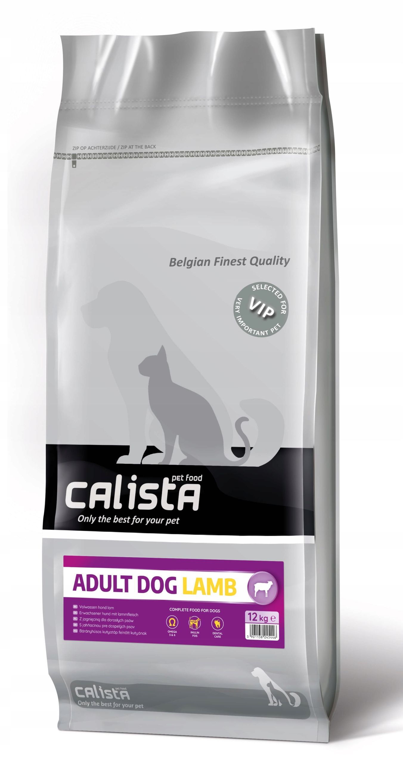 Levně Calista Jehněčí 12KG Suché Krmivo Pro Psa Ovčák Labrador Husky