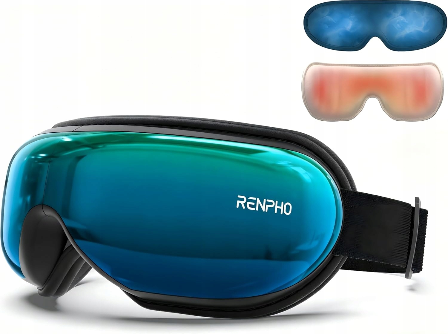 Masážní Přístroj Pro Hřejivé Oči Hlavy Renpho Eye Relaxační Pohodlí Bluetooth 3V1