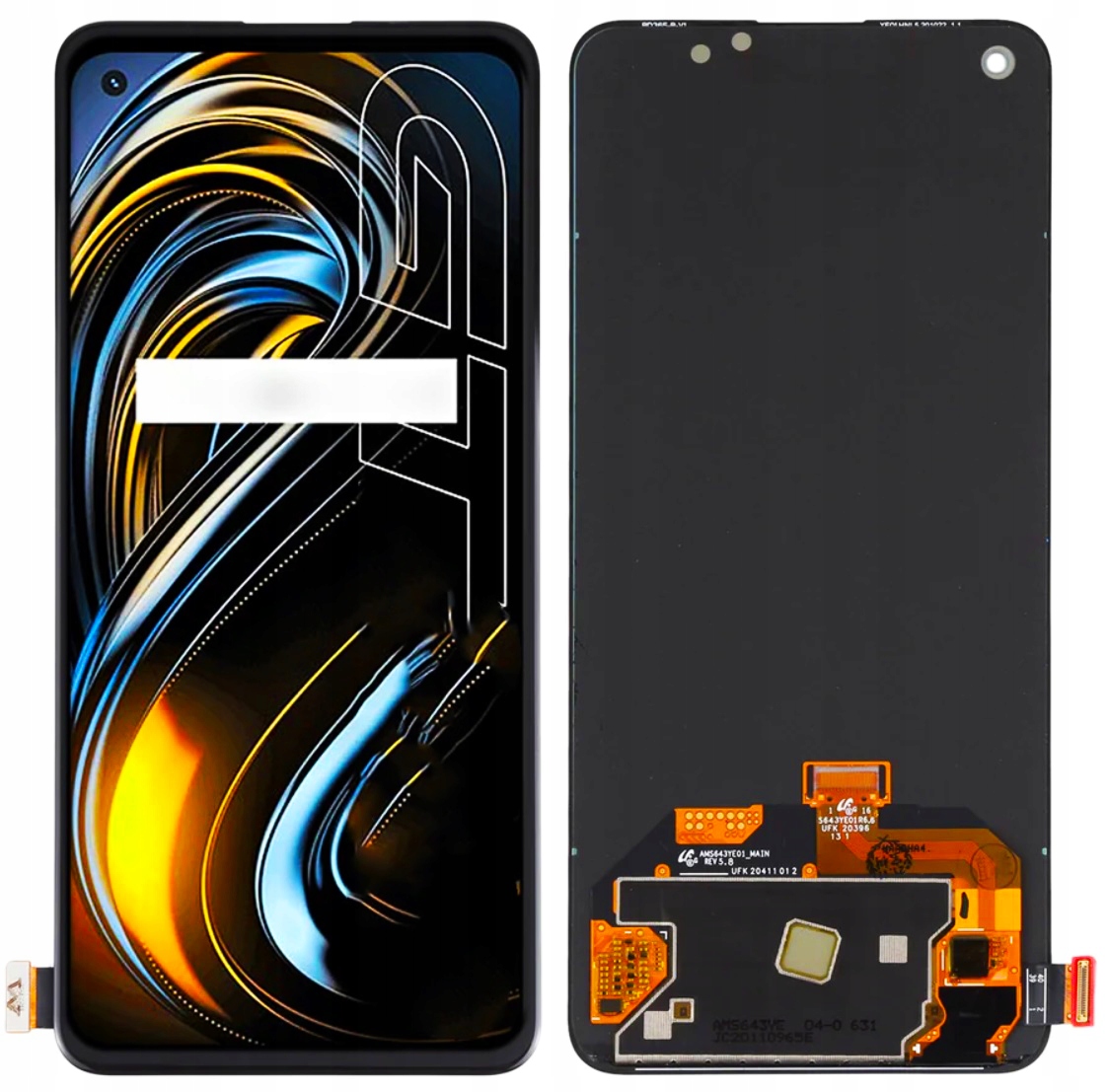 LCD displej dotykový displej pro Oppo Realme Gt 5G RMX2202 Oled