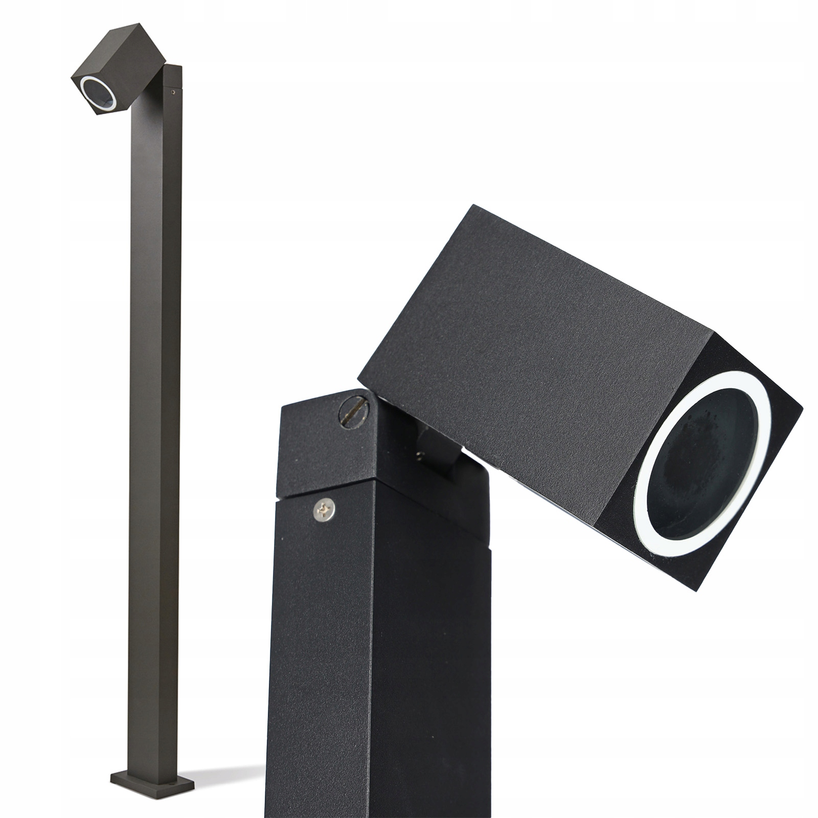 Zahradní Led svítidlo Venkovní osvětlovací sloupek GU10 IP44 Černá Kobi