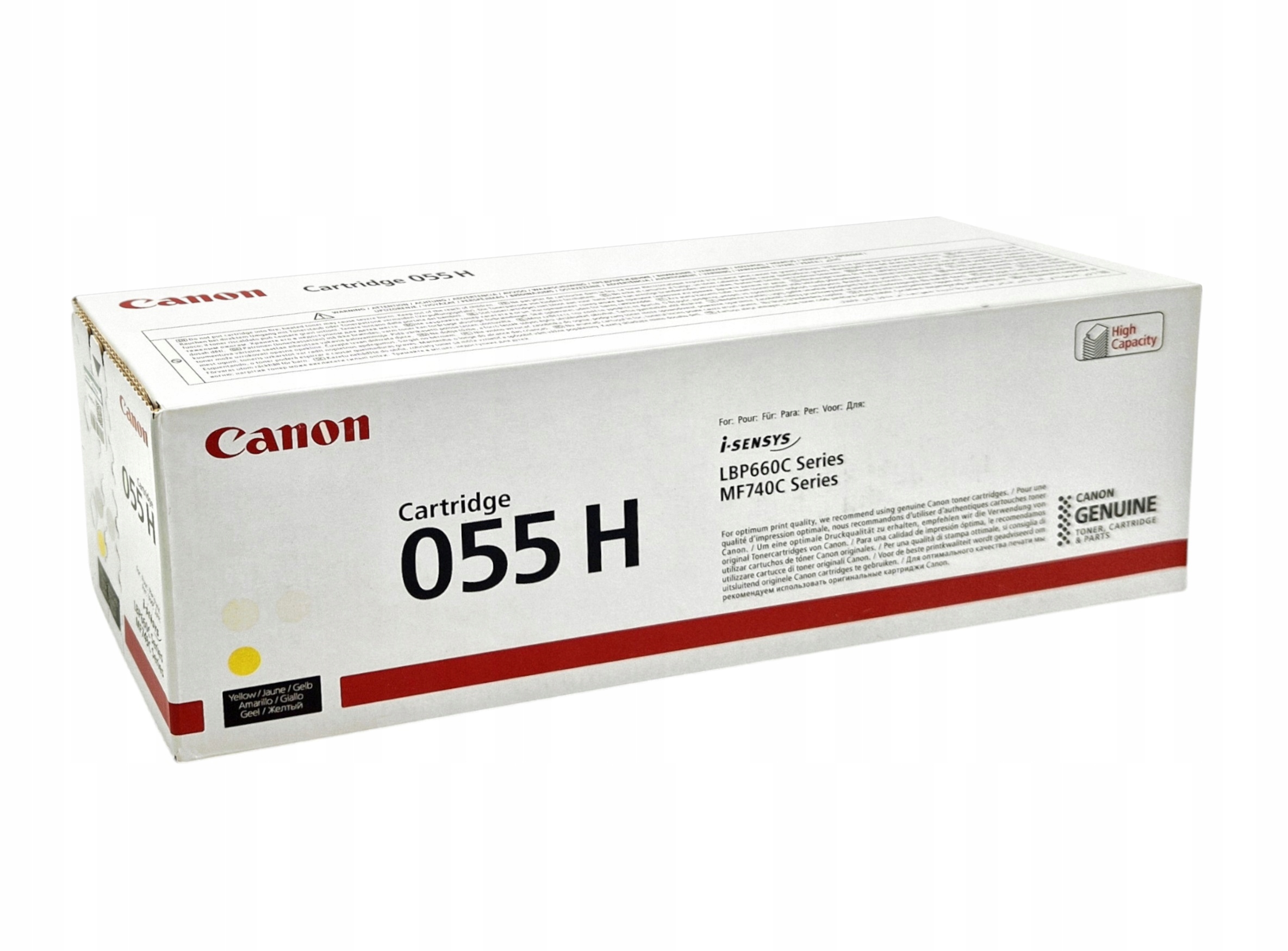 Toner Canon 055H 3017C002 Žltý Yellow i-SENSYS MF746Cx LBP663Cdw