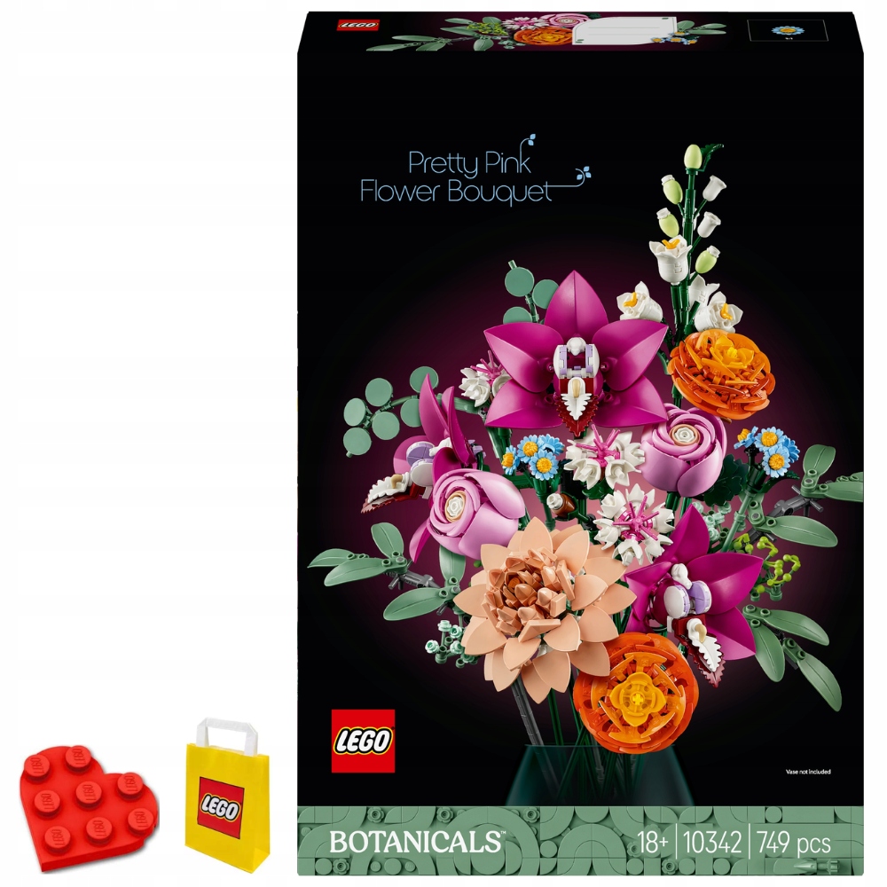 Lego Botanicals 10342 Krásná kytice růžových květů