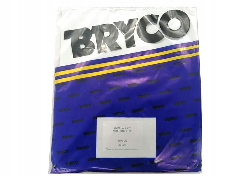A604 Komplet uszczelek BRYCO