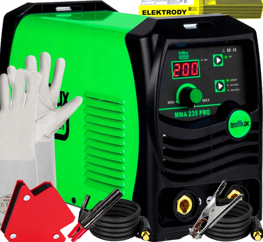 Elektrodová Invertorová Svářečka Trafilux Mma 235 Pro 230V 200A Vrd